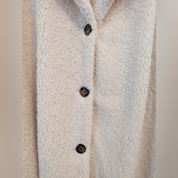 Teddy Bear fleece Swing Coat 3x - Picture 3 of 4